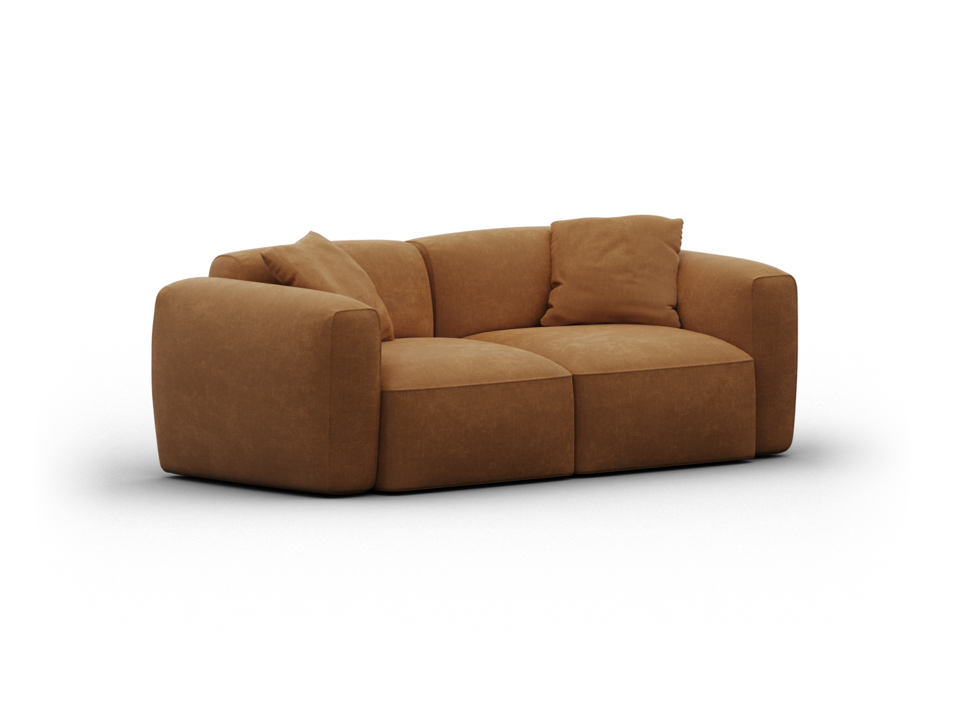 Torquay Modular Sofa - Regular / 2 Sections / Bronzed Aussie