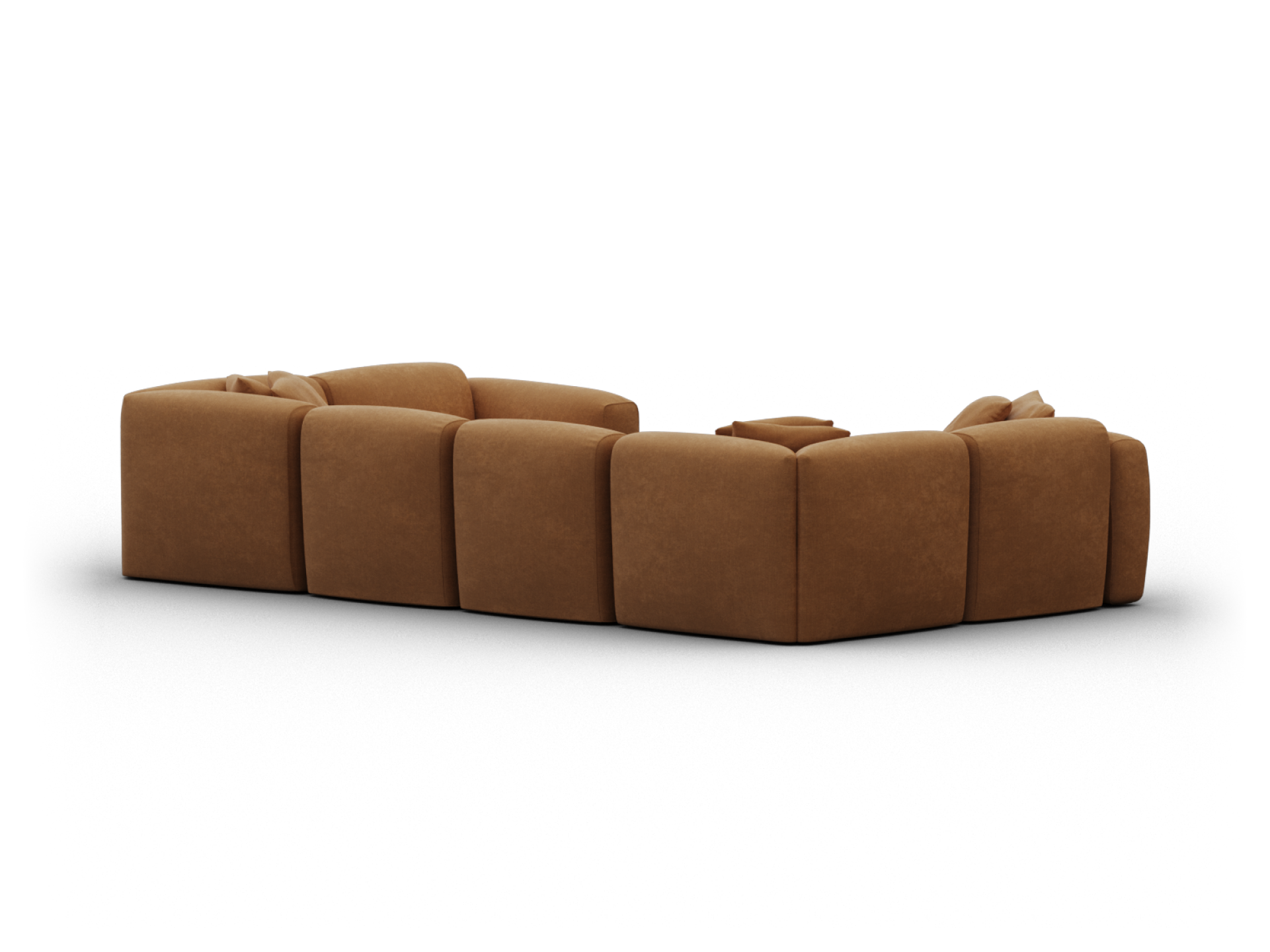Torquay Modular Sofa - Regular / 6 Sections / Bronzed Aussie