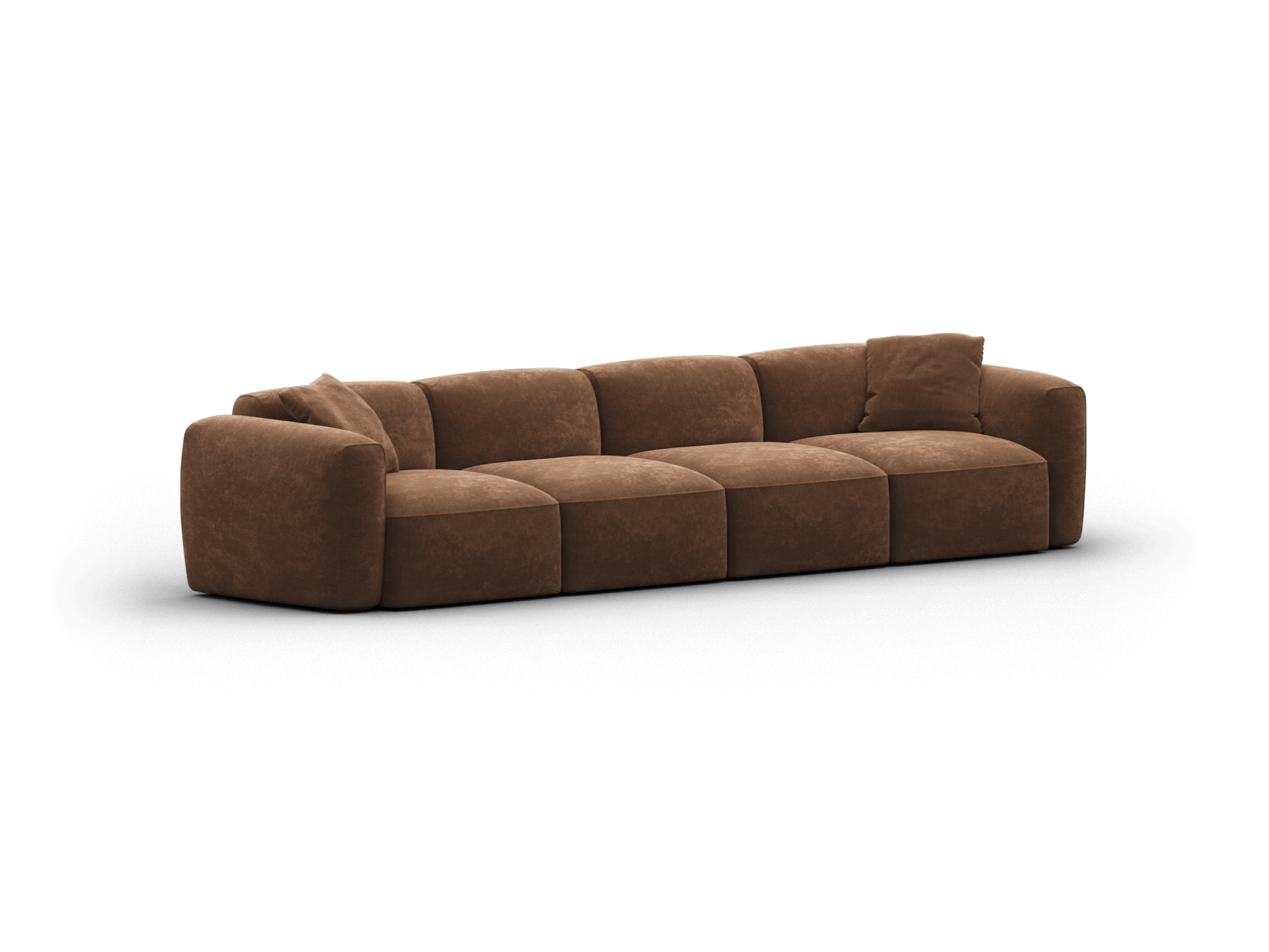 Torquay Modular Sofa - Regular / 4 Sections / Midnight Mocha