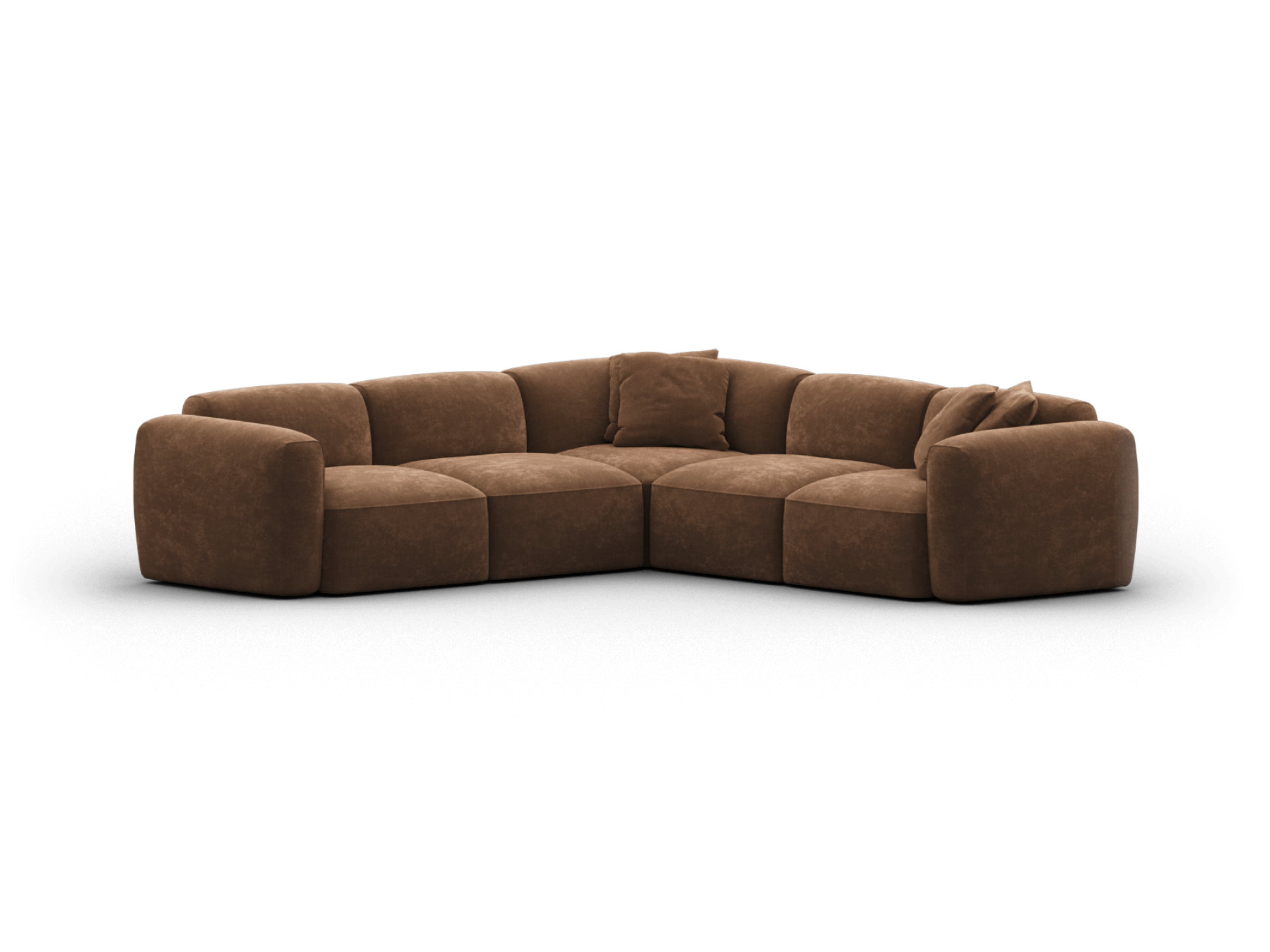 Torquay Modular Sofa - Regular / 5 Sections / Midnight Mocha
