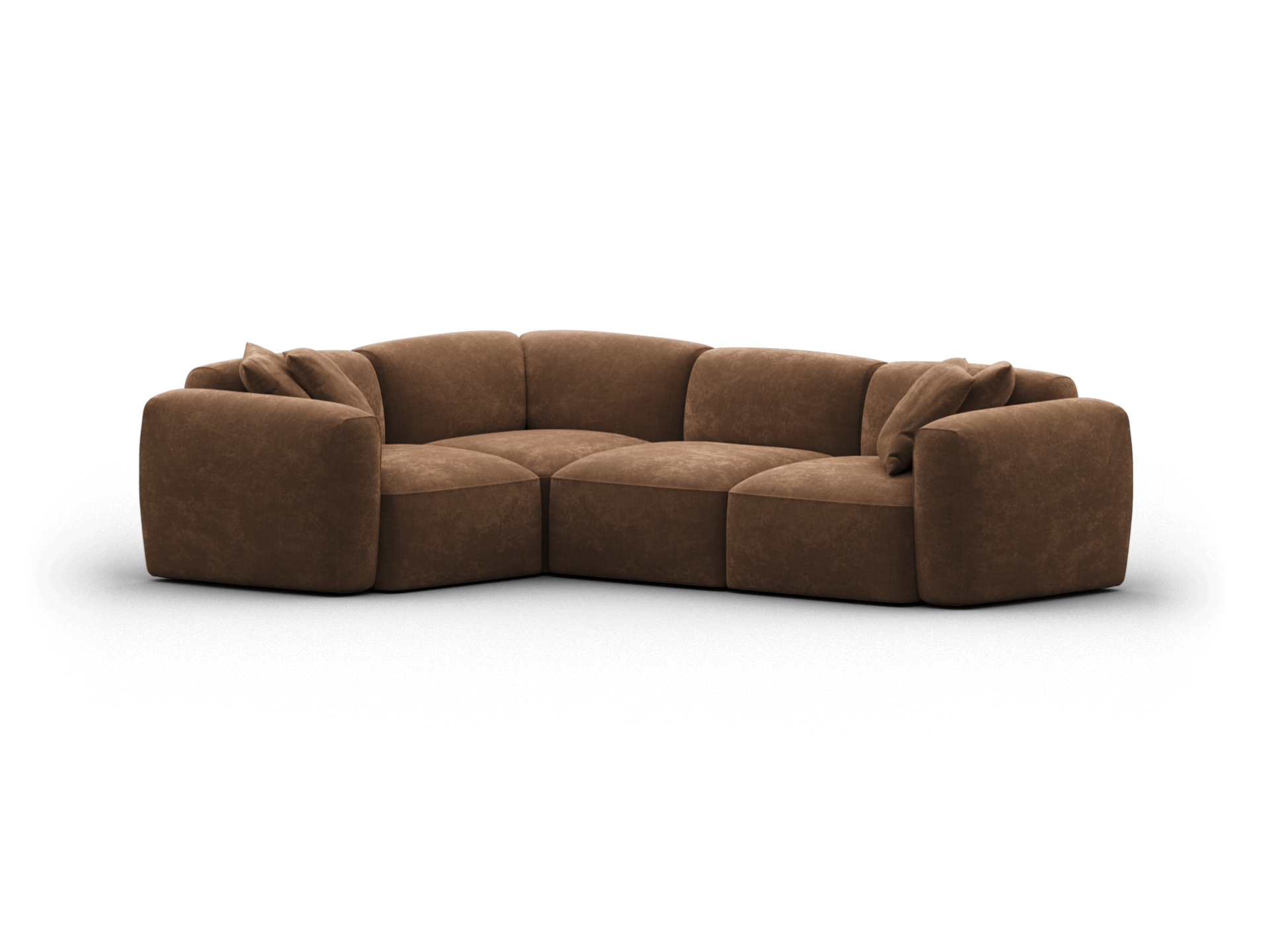 Torquay Modular Sofa - Regular / 4 Sections / Midnight Mocha