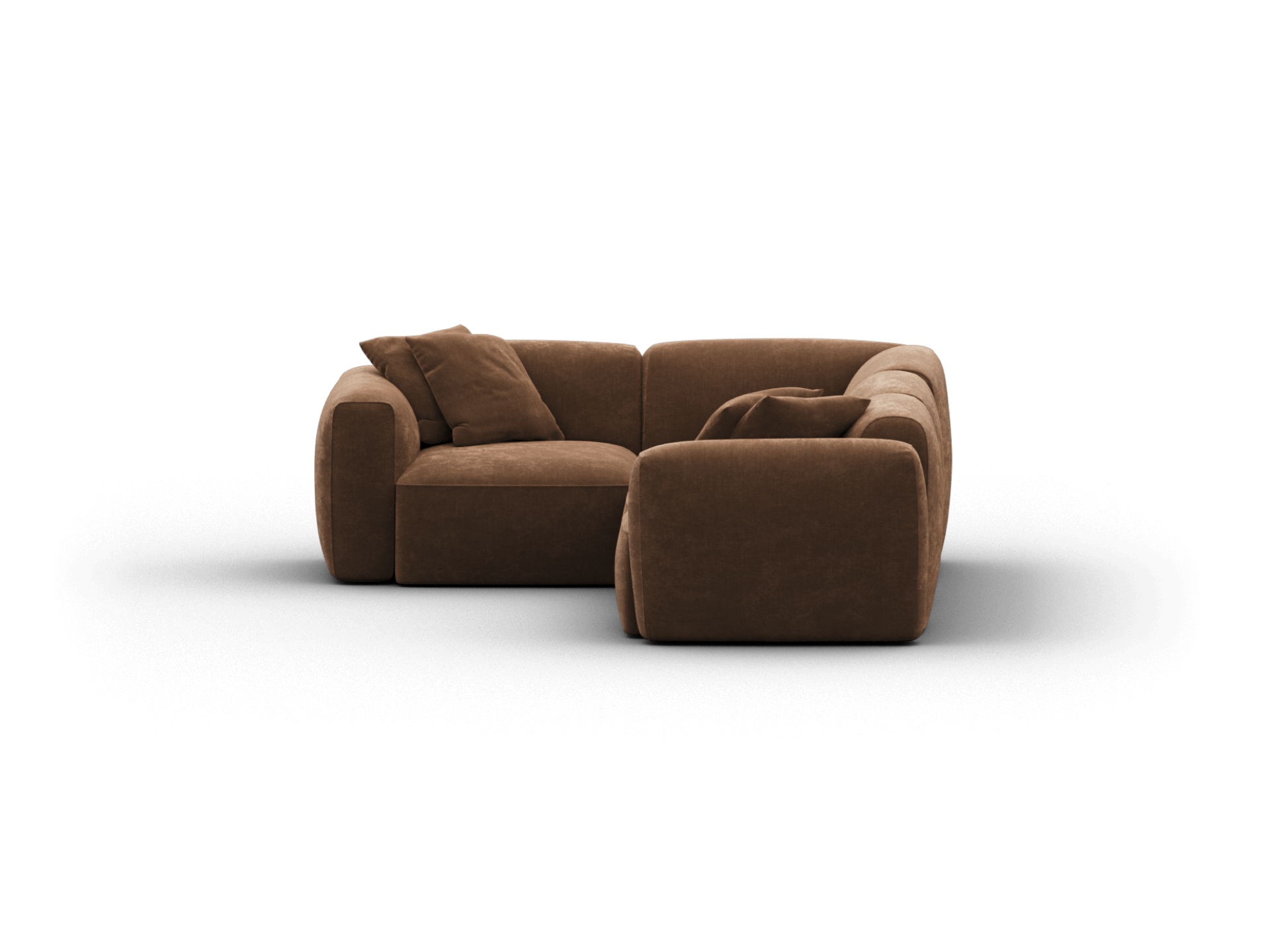 Torquay Modular Sofa - Regular / 4 Sections / Midnight Mocha