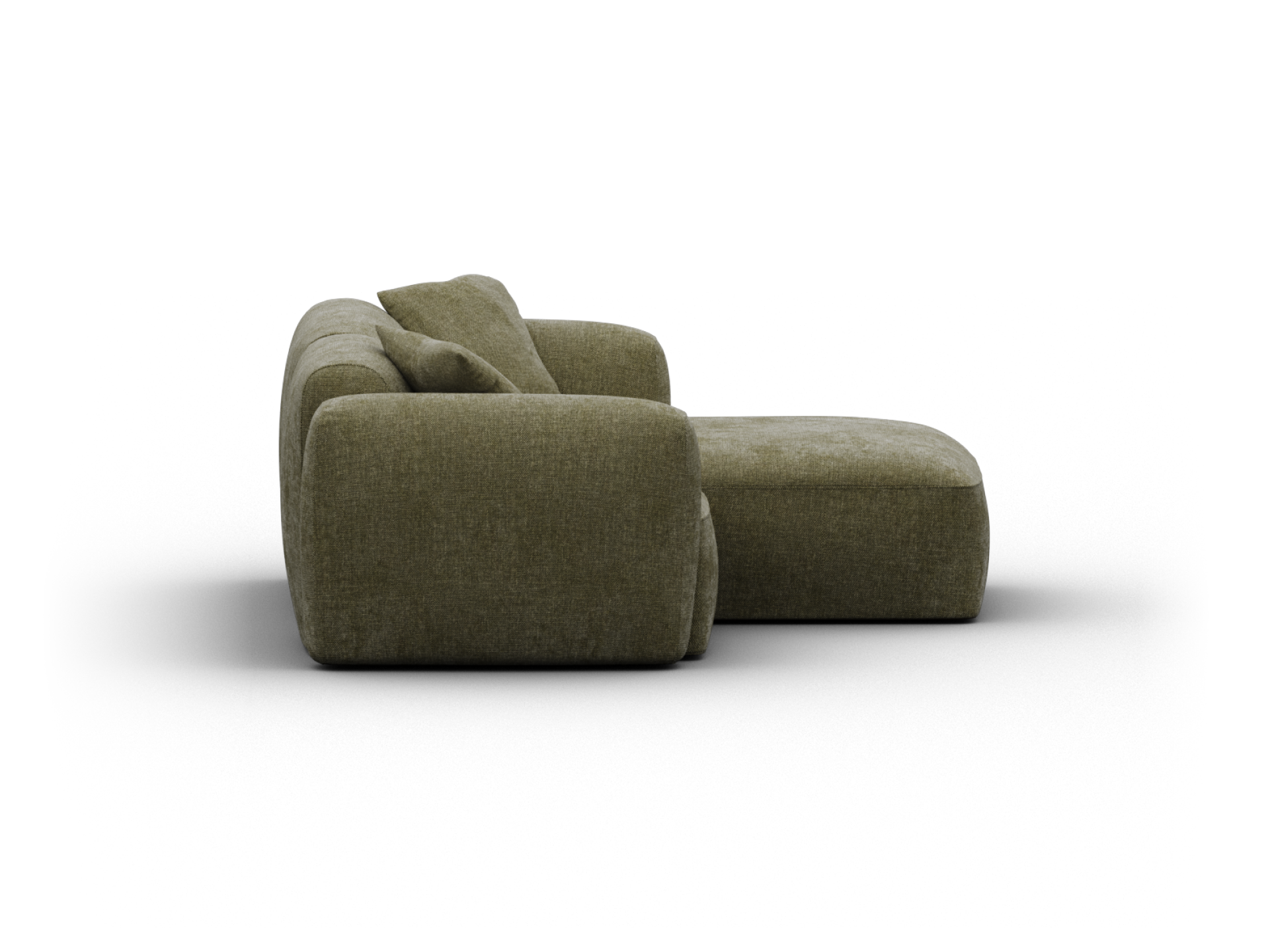 Torquay Modular Sofa - Regular / 2 Sections / Forest Dawn (Luxe)