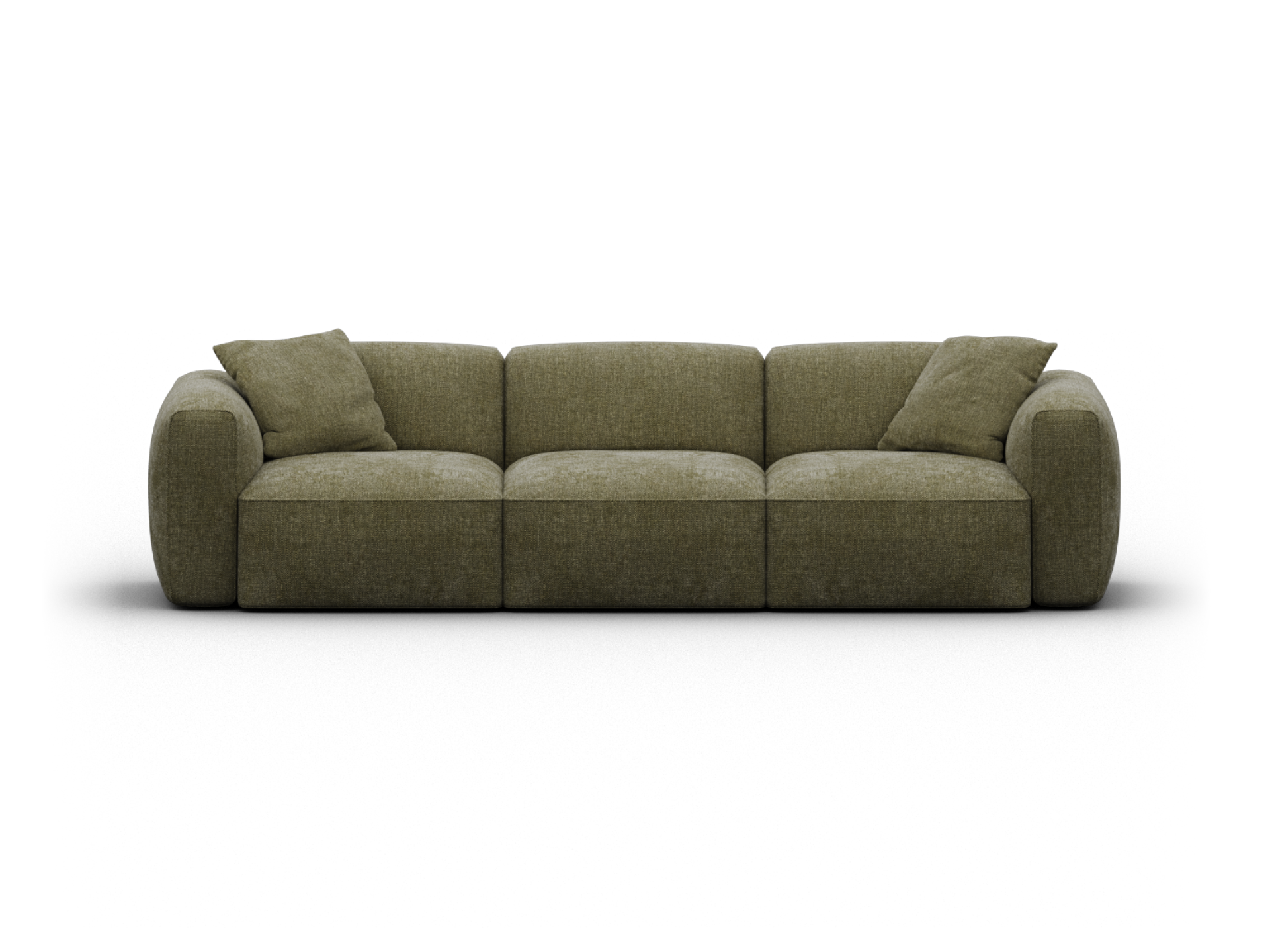 Torquay Modular Sofa - Regular / 3 Sections / Forest Dawn (Luxe)