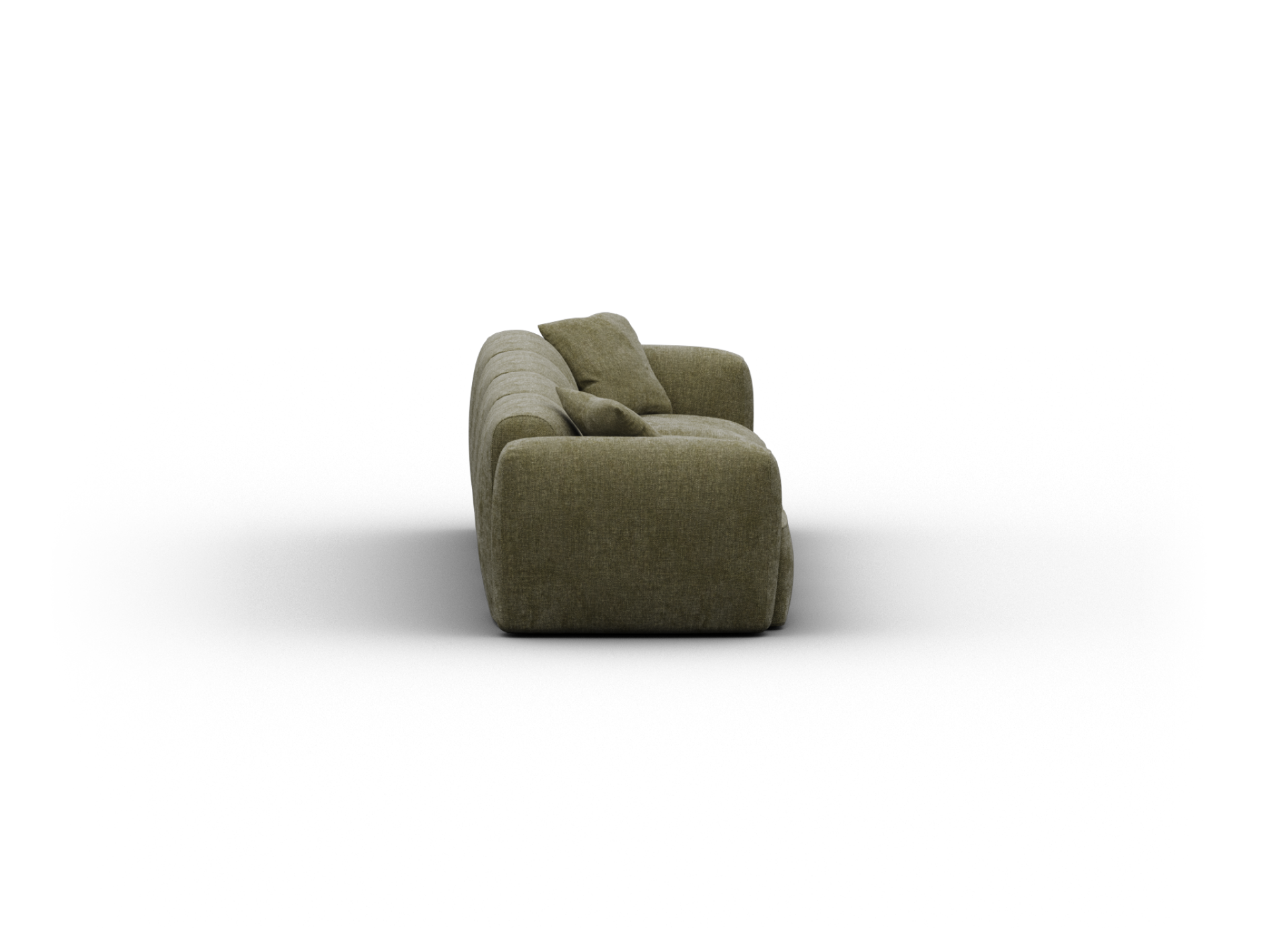 Torquay Modular Sofa - Regular / 4 Sections / Forest Dawn (Luxe)