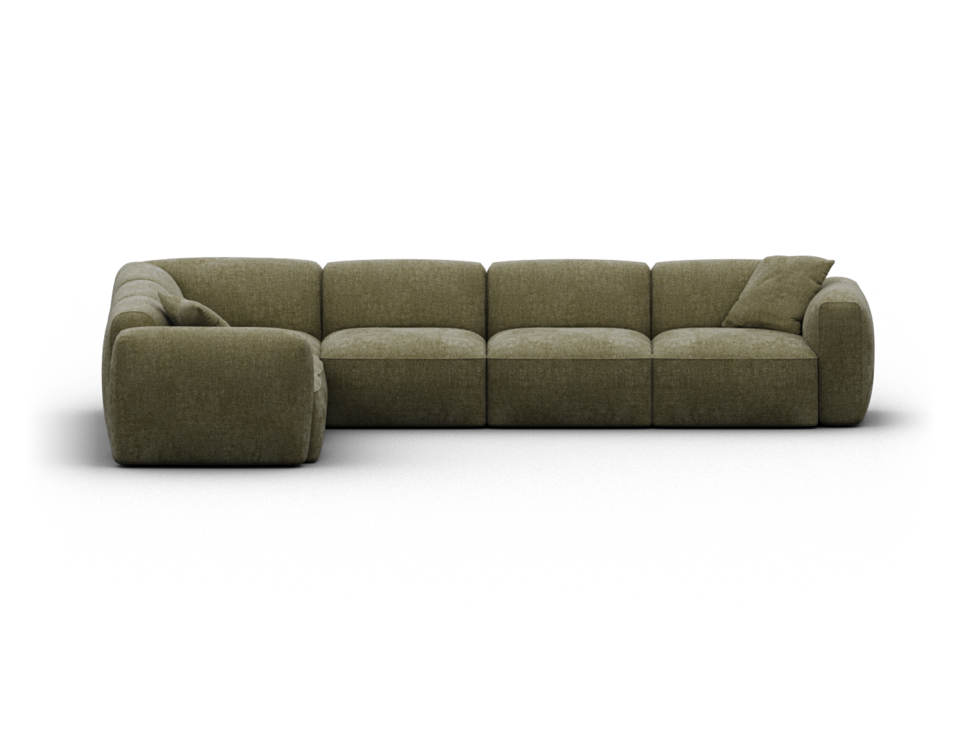 Torquay Modular Sofa - Regular / 6 Sections / Forest Dawn (Luxe)