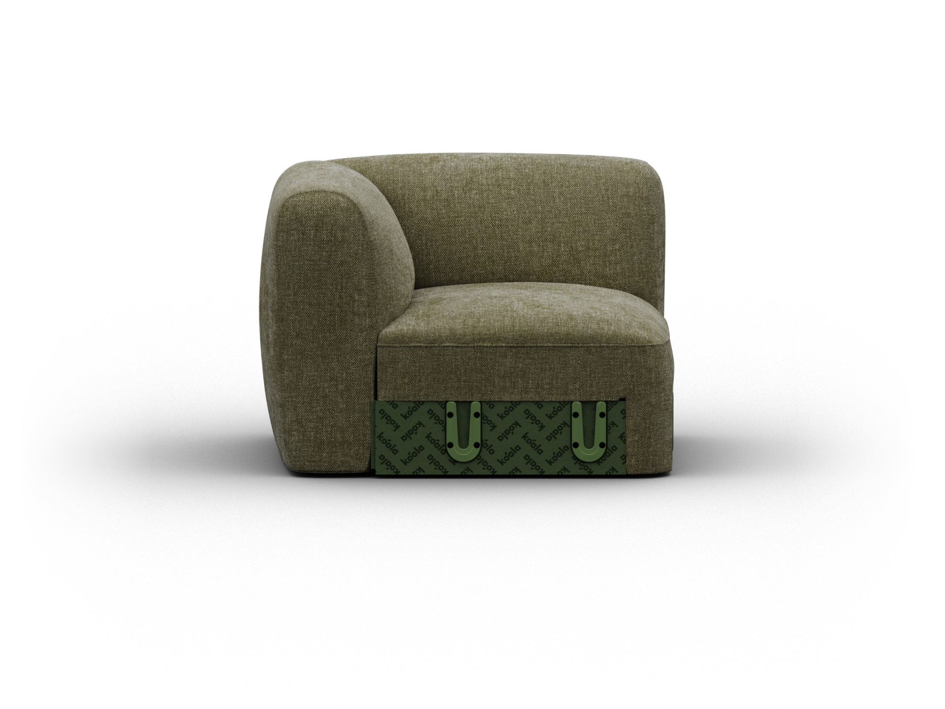 Torquay Modular Sofa Section - Regular / Corner / Forest Dawn (Luxe)