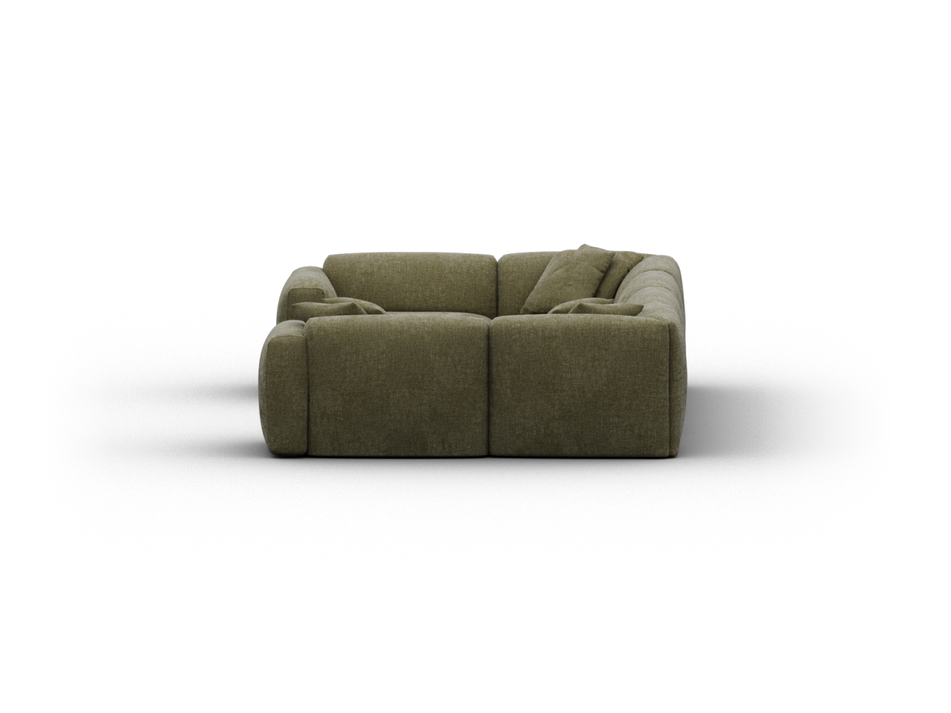 Torquay Modular Sofa - Extra Wide / 6 Sections / Forest Dawn (Luxe)