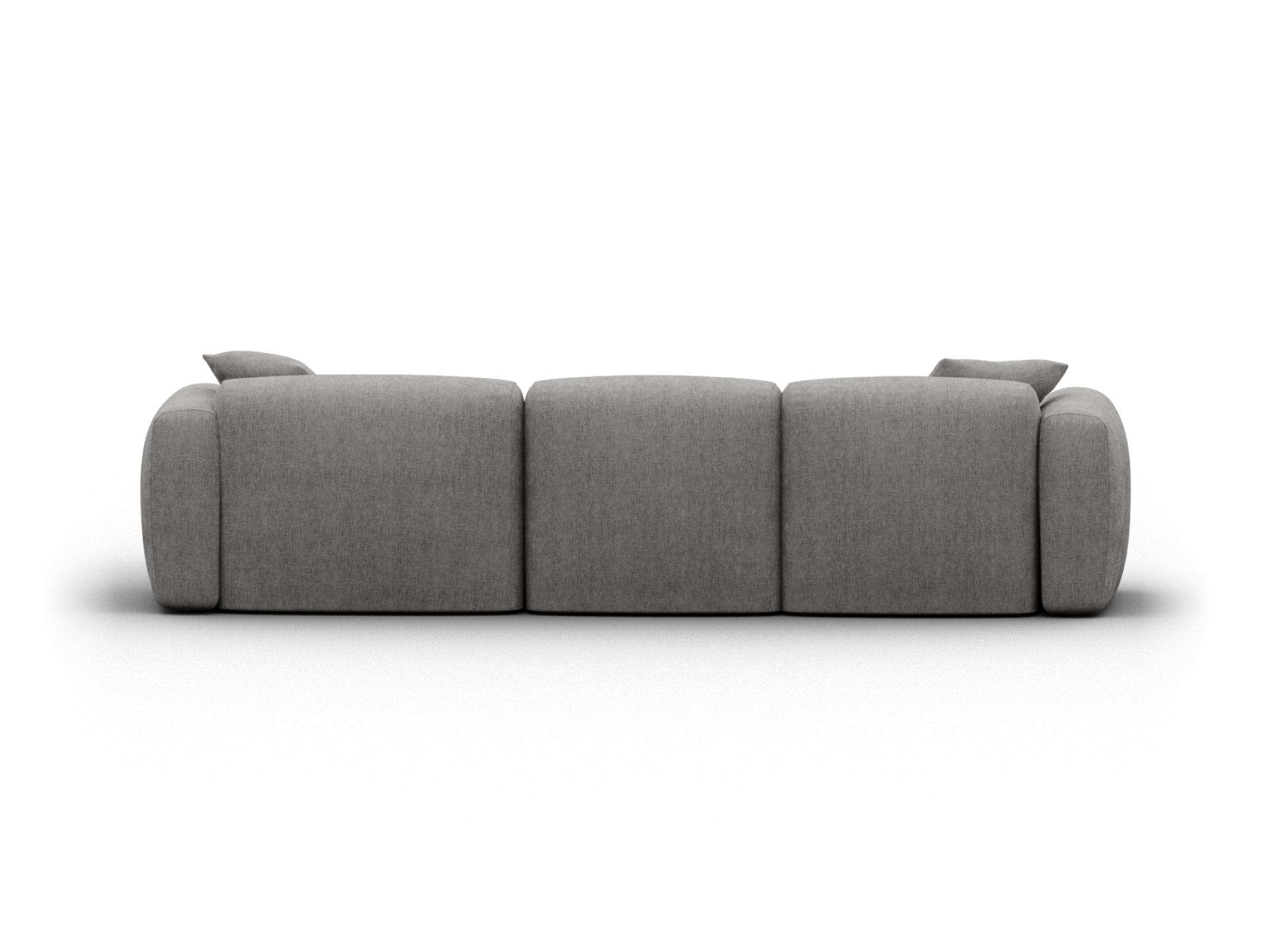Torquay Modular Sofa - Regular / 3 Sections / Moonlit Silver (Luxe)