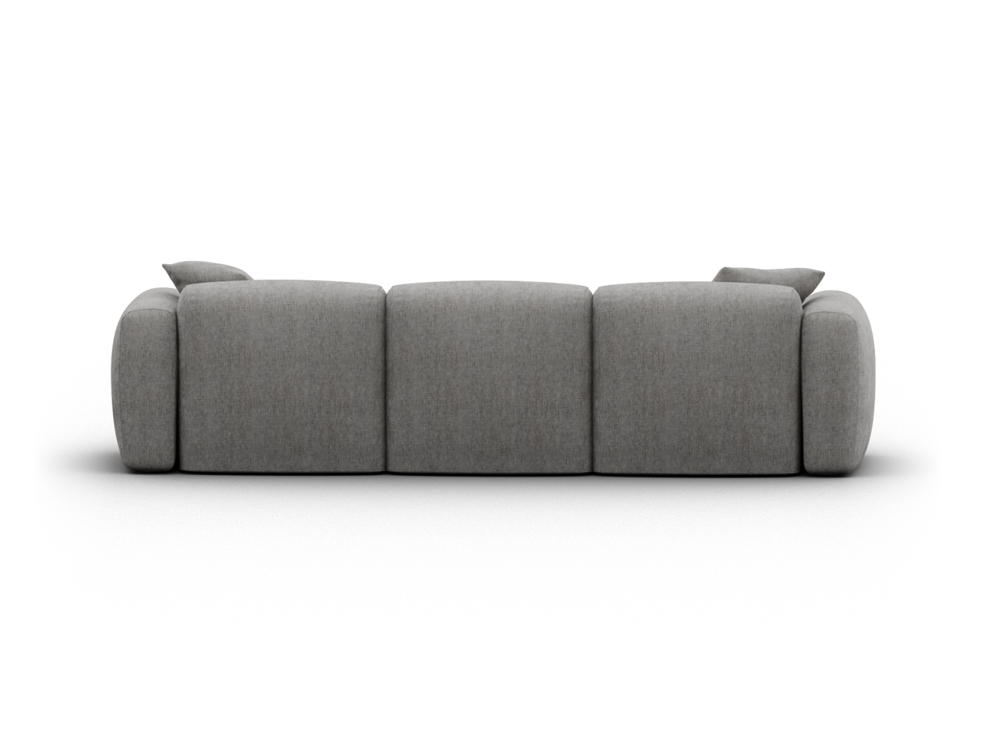Torquay Modular Sofa - Regular / 3 Sections / Moonlit Silver (Luxe)