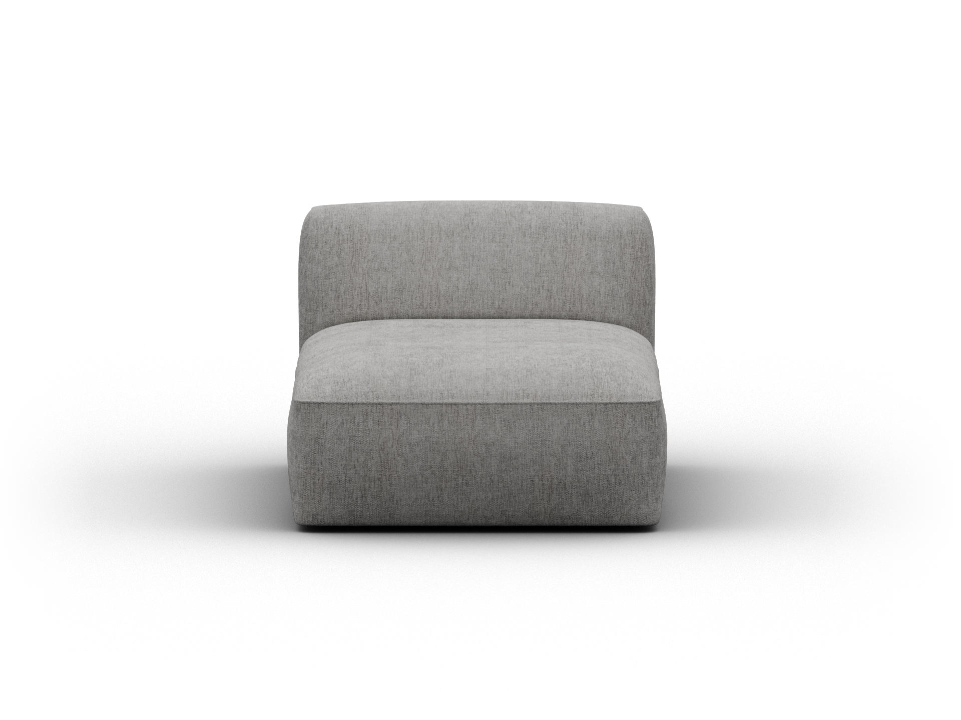 Torquay Modular Sofa Section - Extra Wide / Chaise / Moonlit Silver (Luxe)