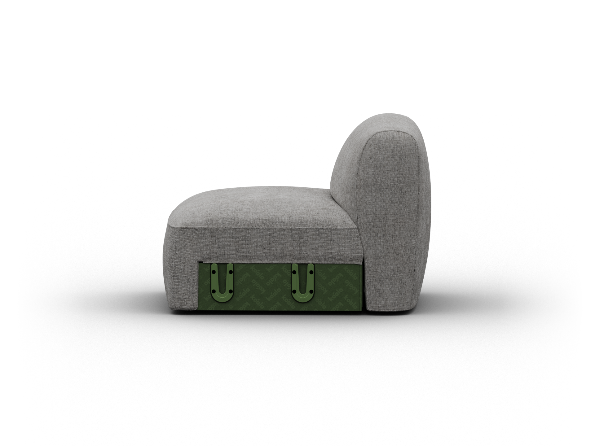 Torquay Modular Sofa Section - Regular / Seat / Moonlit Silver (Luxe)