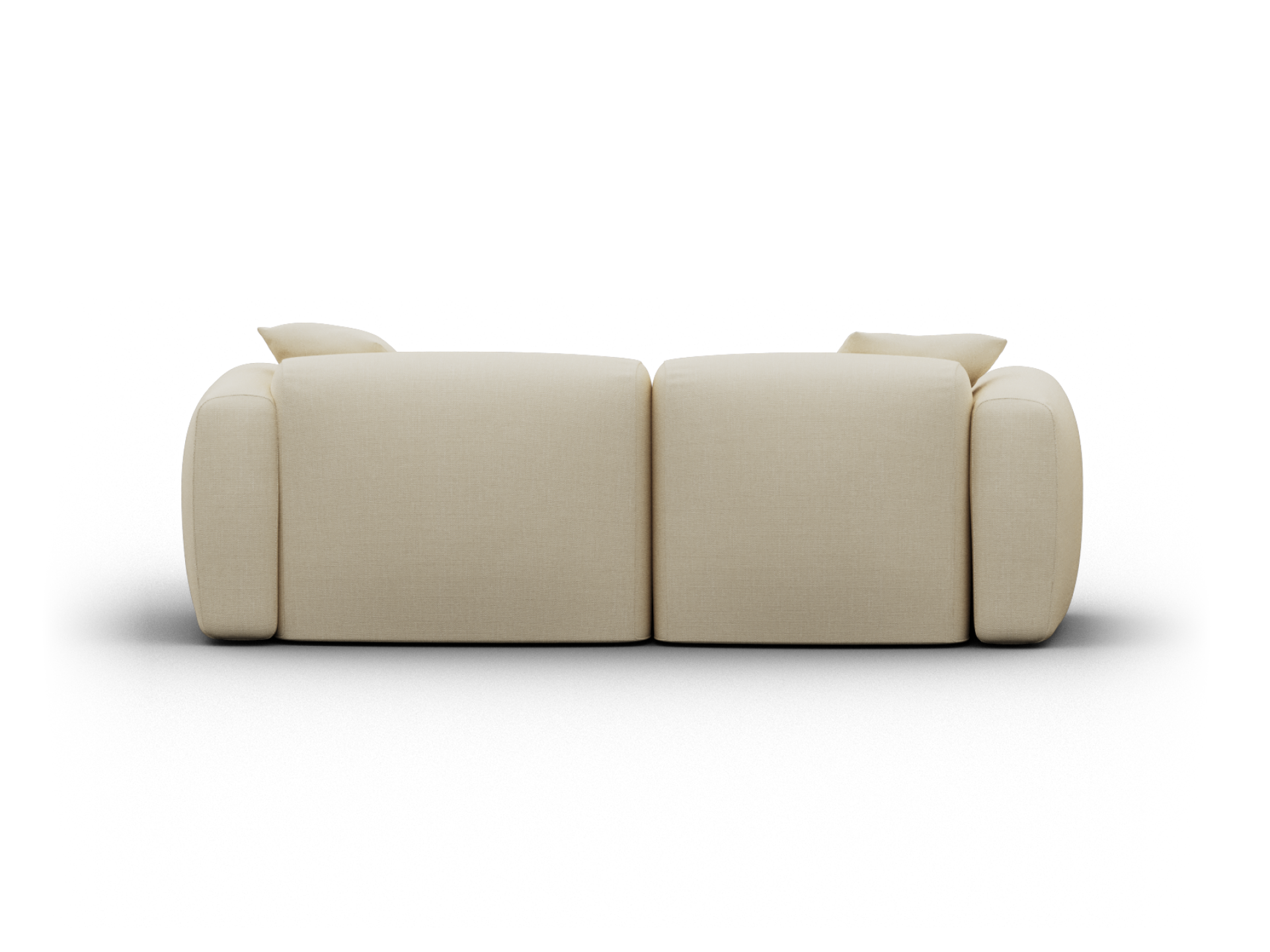 Torquay Modular Sofa - Regular / 2 Sections / Pearl Moon