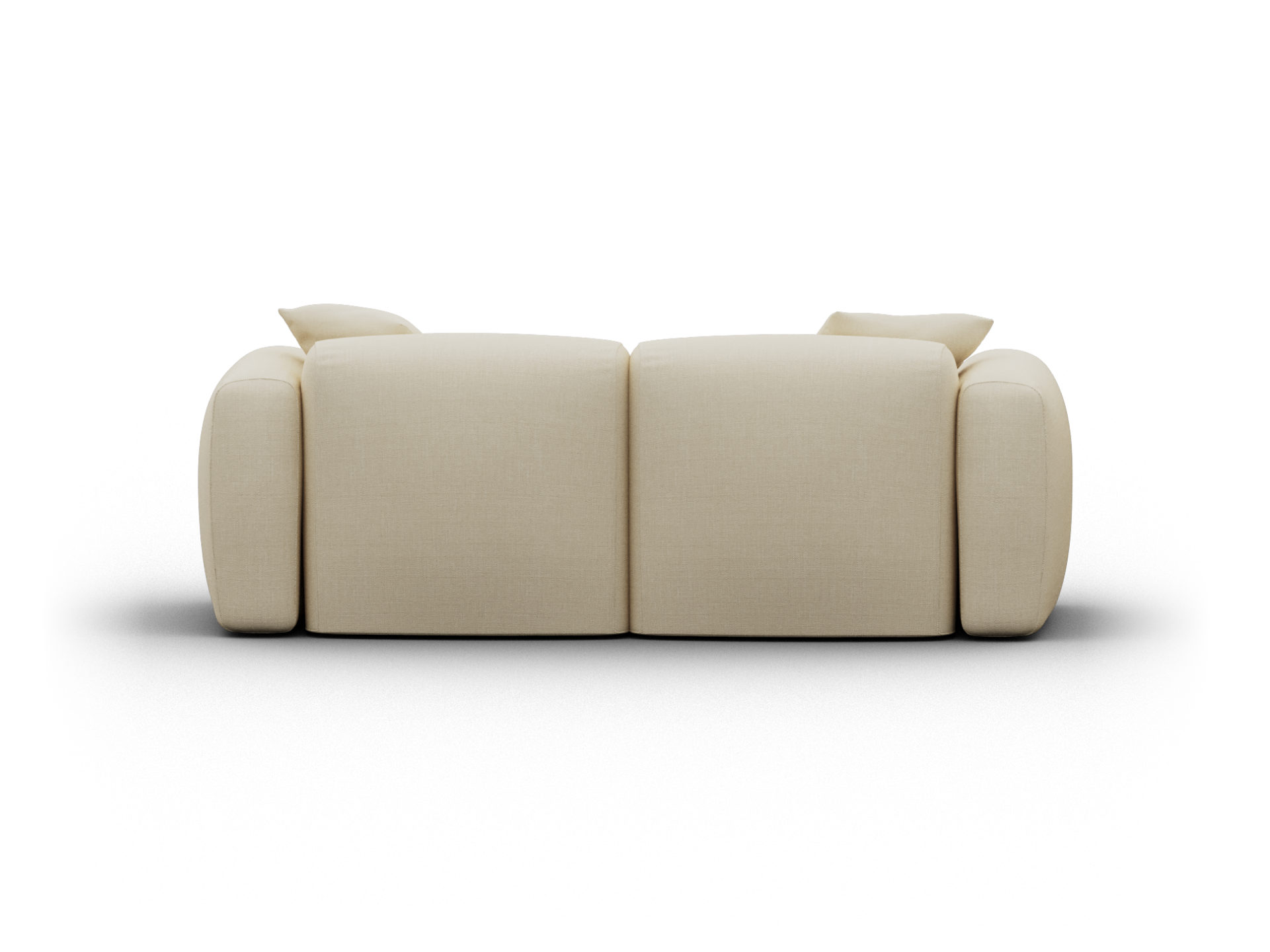 Torquay Modular Sofa - Regular / 2 Sections / Pearl Moon