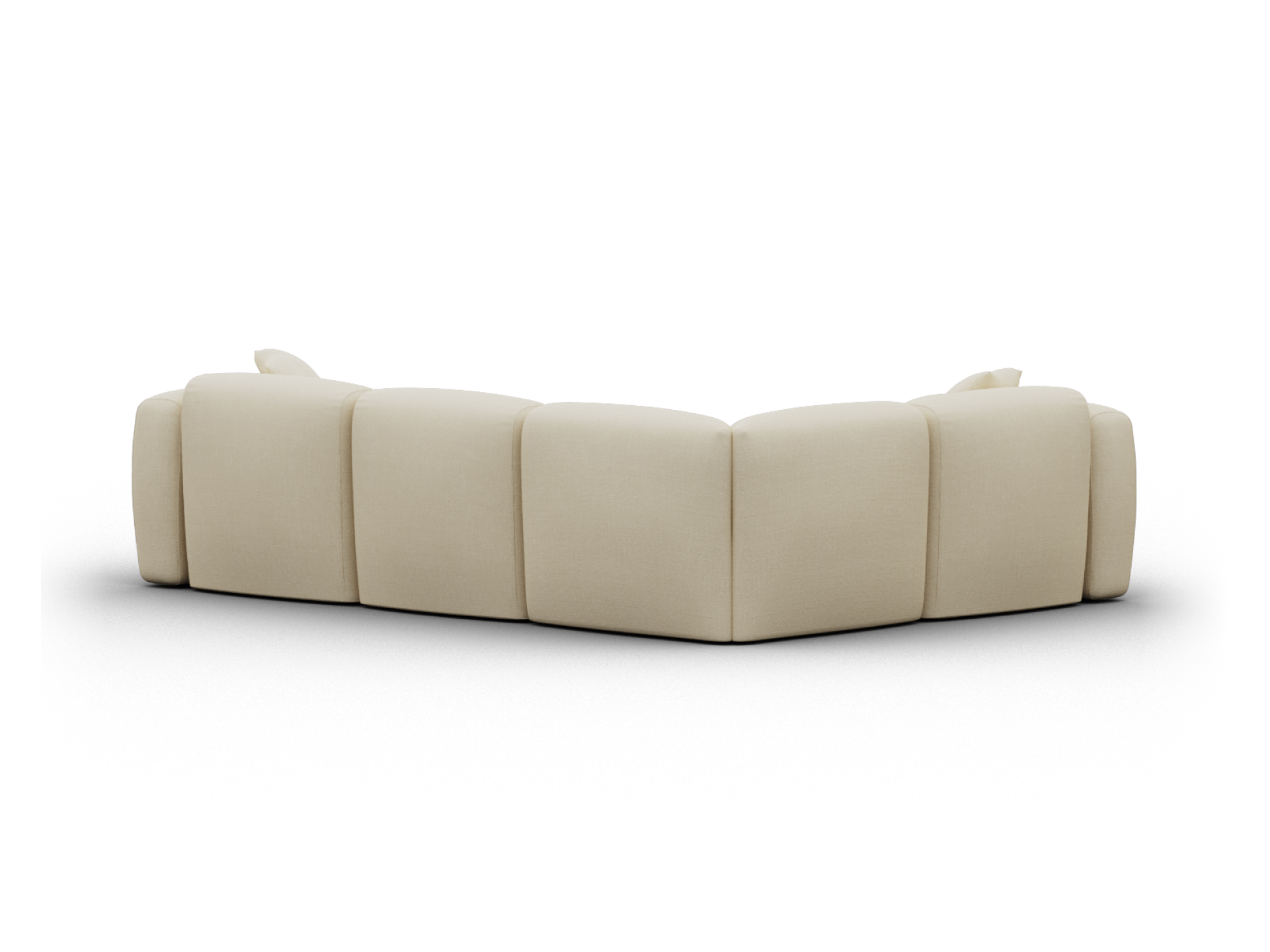 Torquay Modular Sofa - Regular / 4 Sections / Pearl Moon