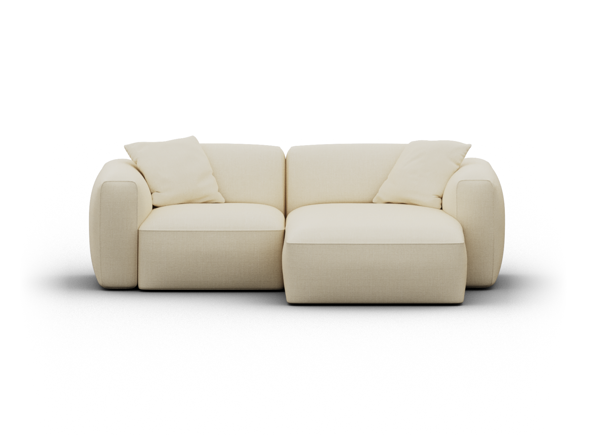 Torquay Modular Sofa Cover Packs - Regular / 2 Sections / Pearl Moon