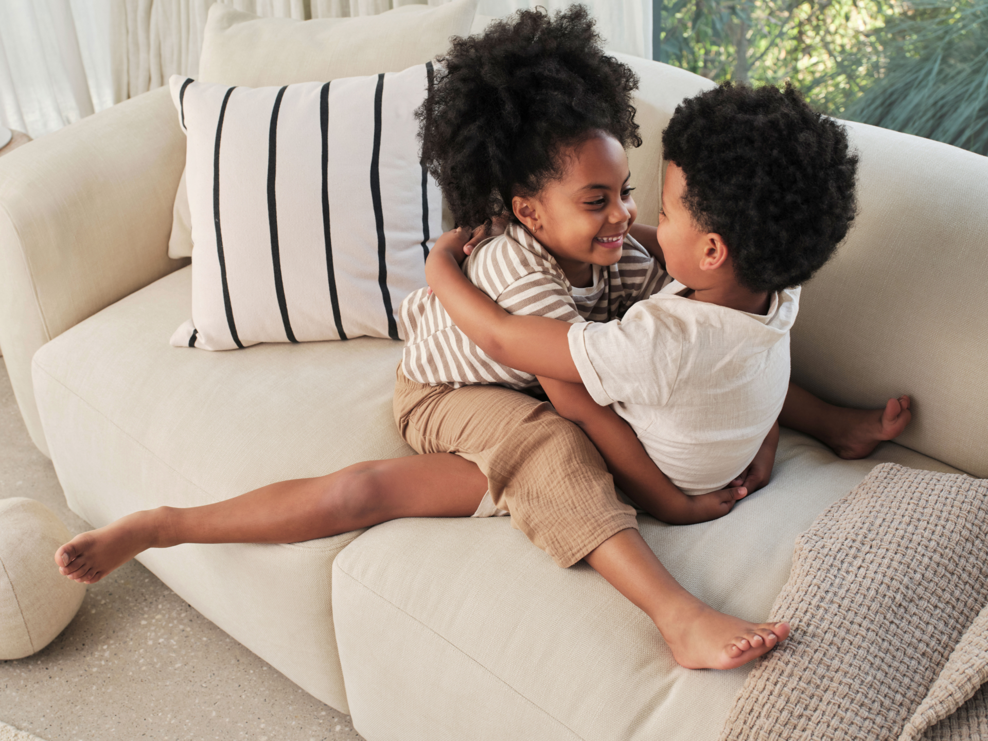 Torquay Modular Sofa Cover Packs - Regular / 2 Sections / Pearl Moon