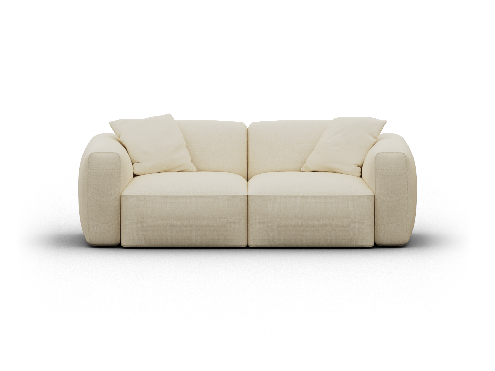 Torquay Modular Sofa Cover Packs - Regular / 2 Sections / Pearl Moon