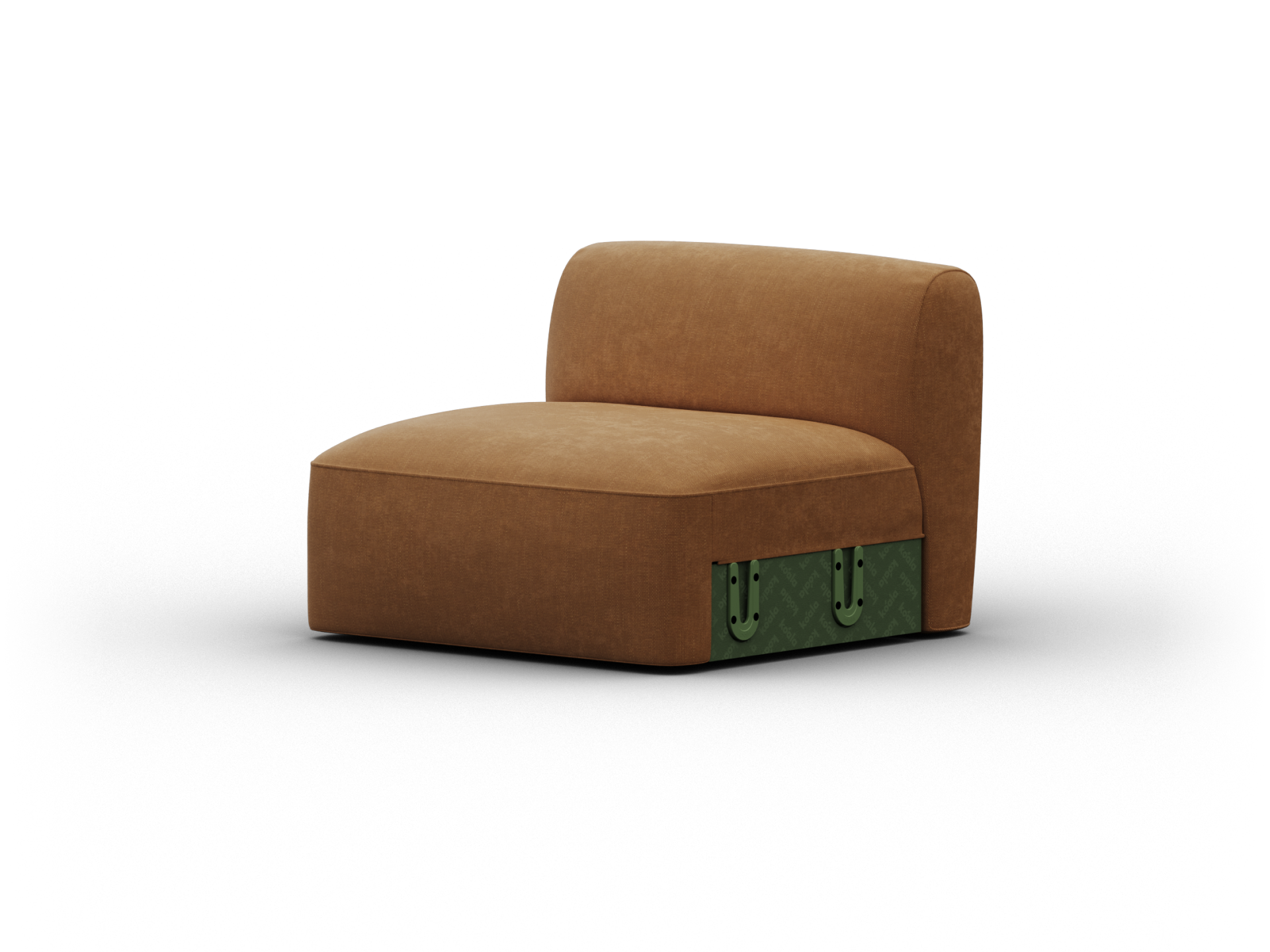 Torquay Modular Sofa Section - Extra Wide / Seat / Bronzed Aussie