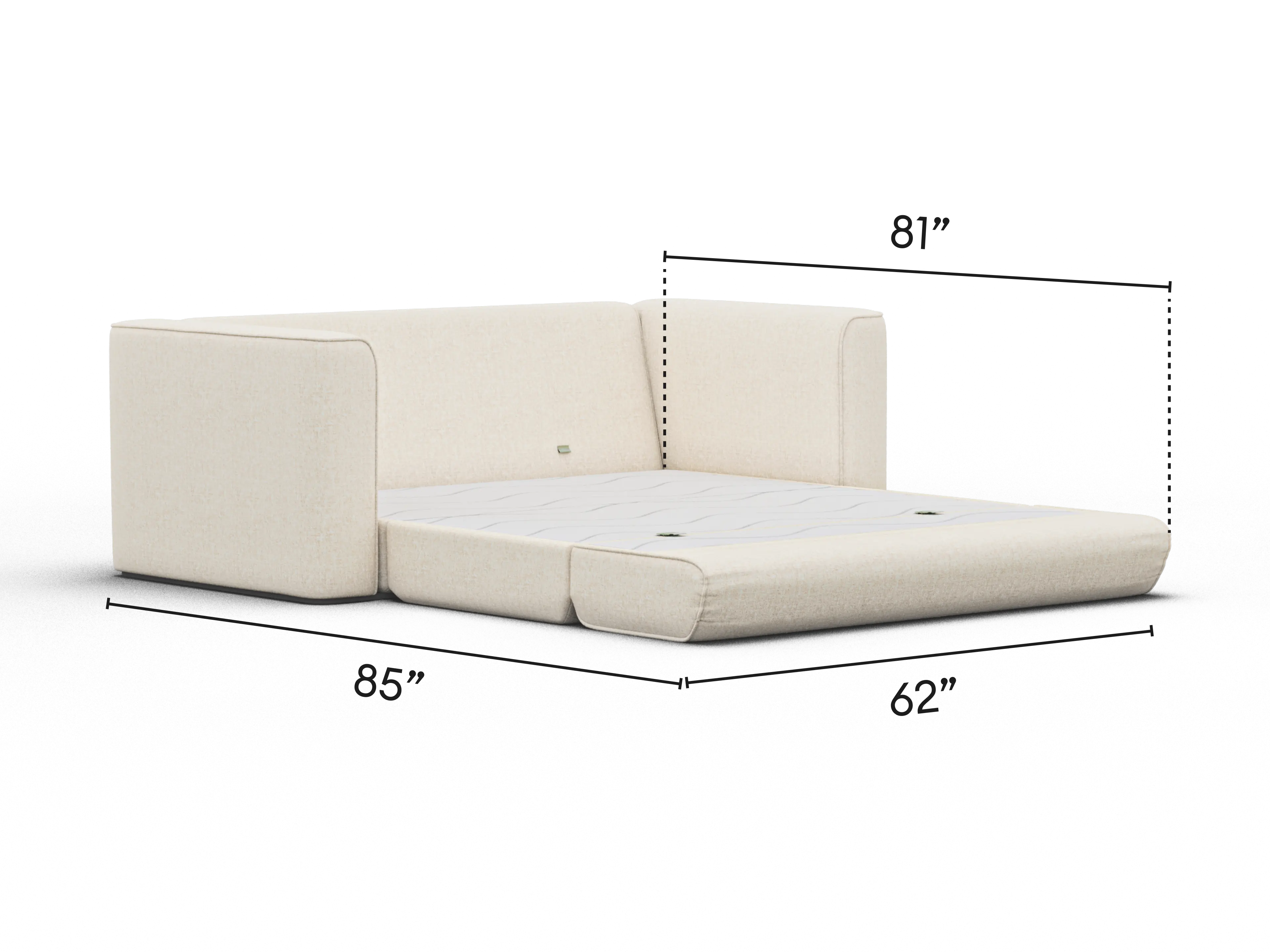 OG Sofa Bed - Queen / Vanilla