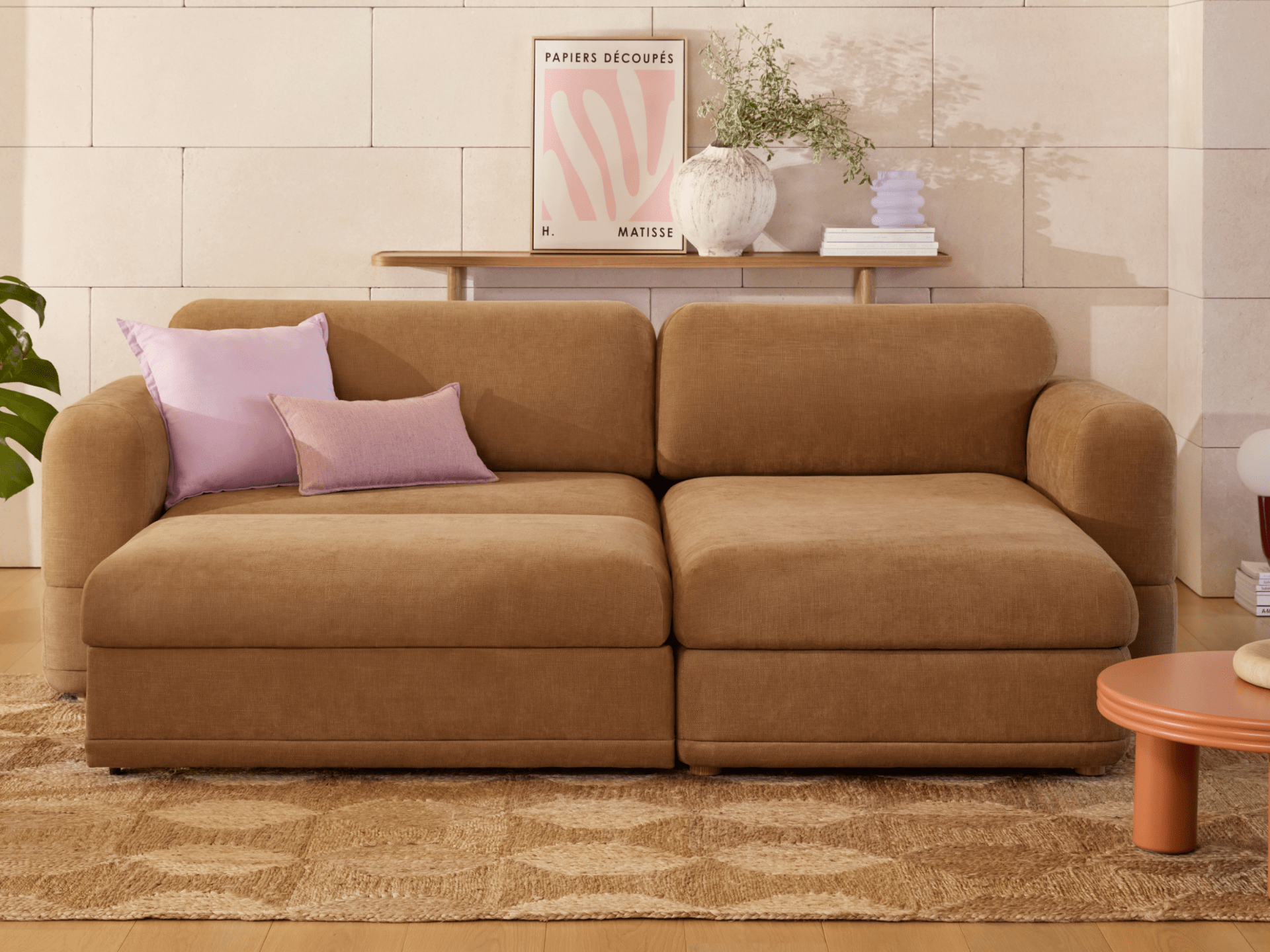 Wanda Sofa Bed - 99" Queen / Bronzed Aussie