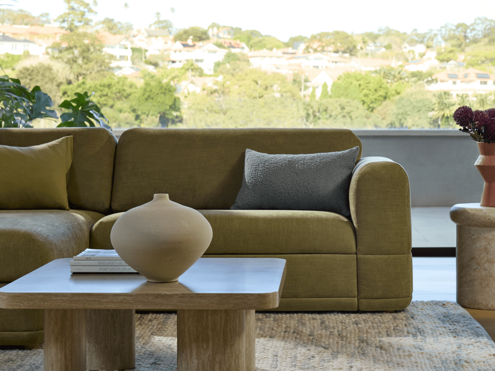 Wanda Sofa Bed - 99" Queen / Olive Butter