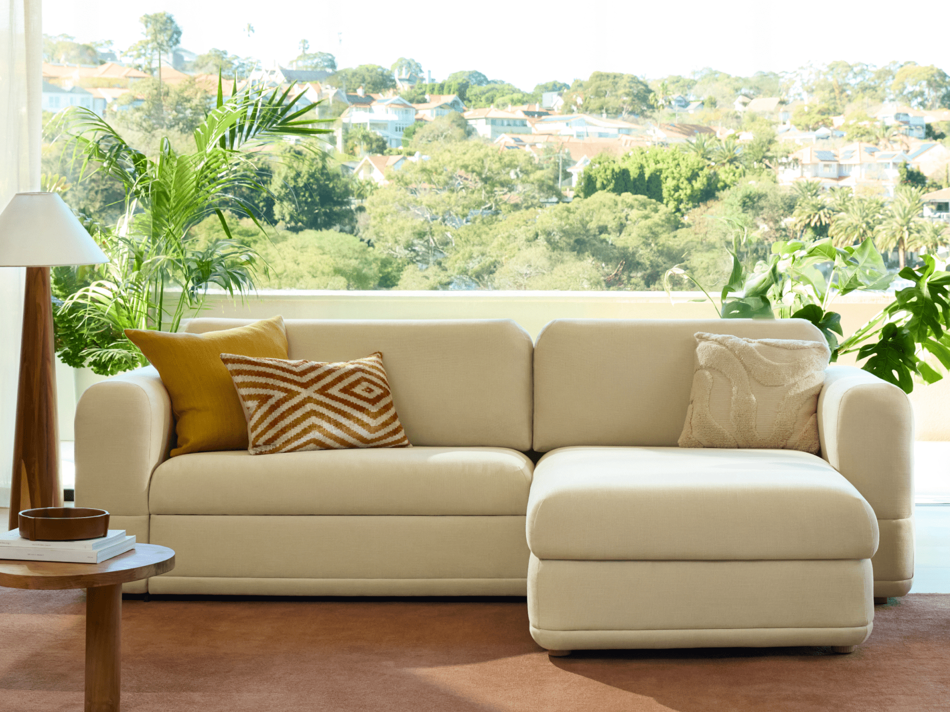 Wanda Sofa Bed - 99" Queen / Pearl Moon