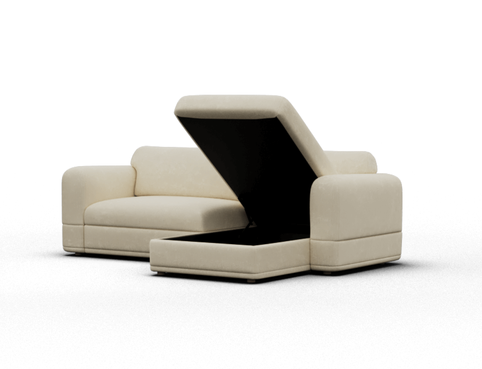 Wanda Sofa Bed - 99" Queen / Pearl Moon