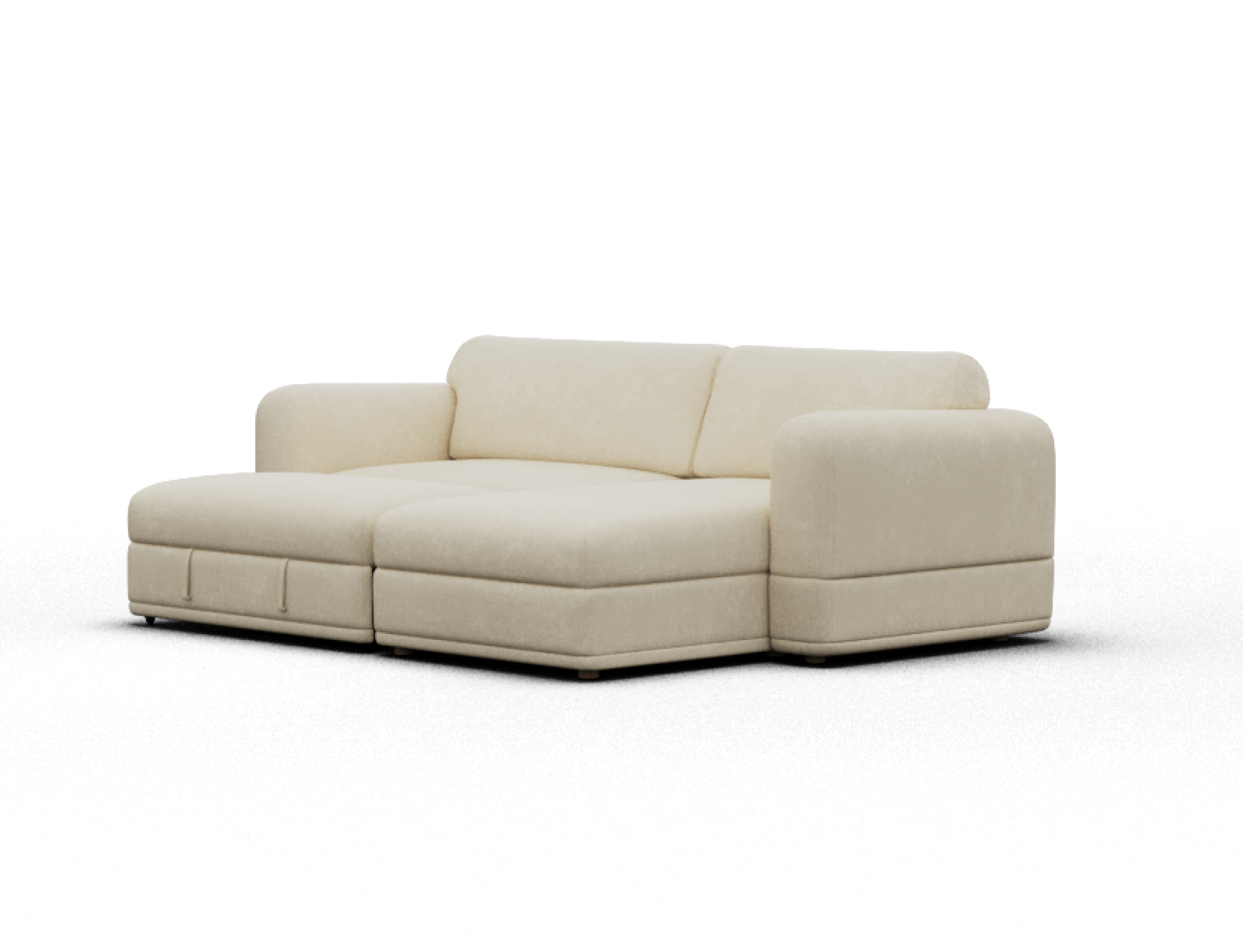 Wanda Sofa Bed - 99" Queen / Pearl Moon