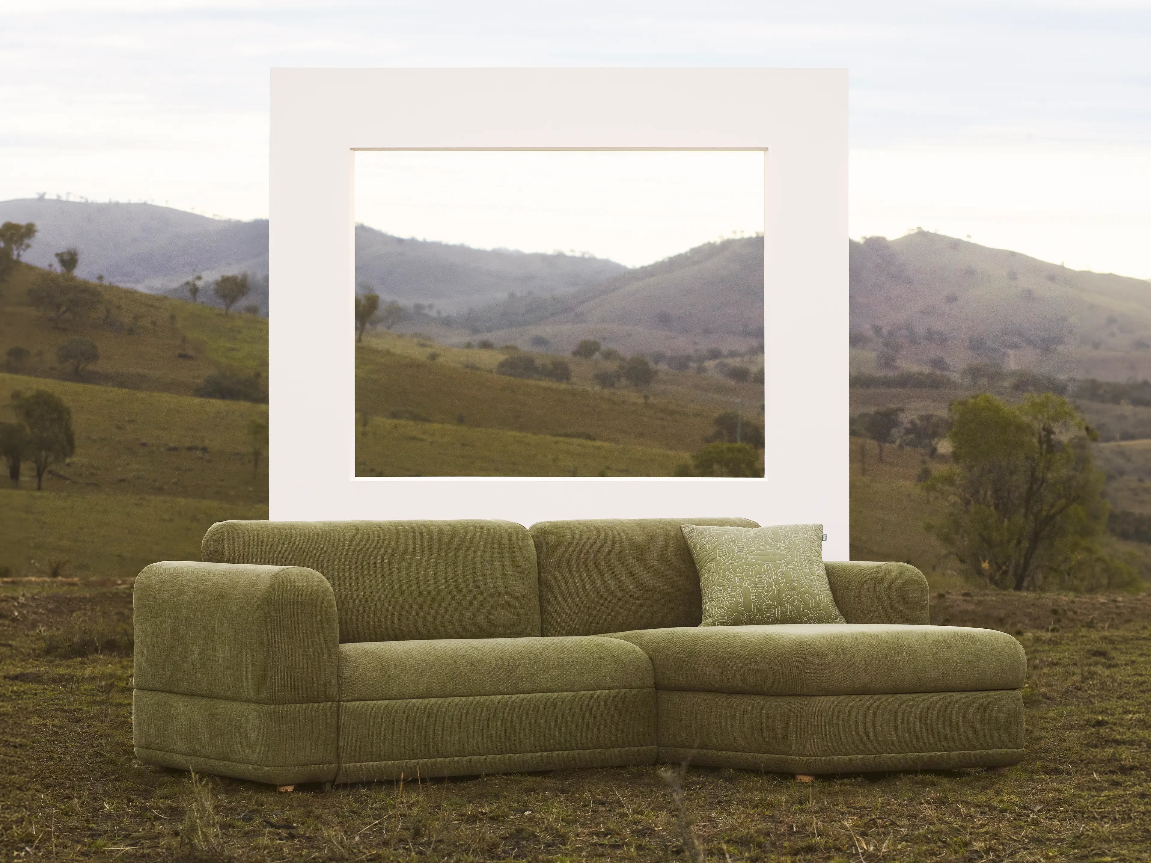 Wanda Sofa Bed - 99" Queen / Australia 01 (Pantone)