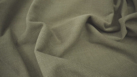 beautiful green fabric in bright room
